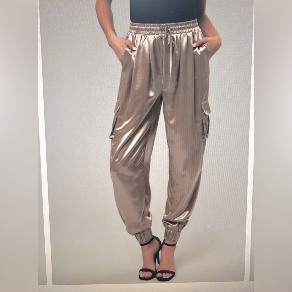 Smocked waist joggers